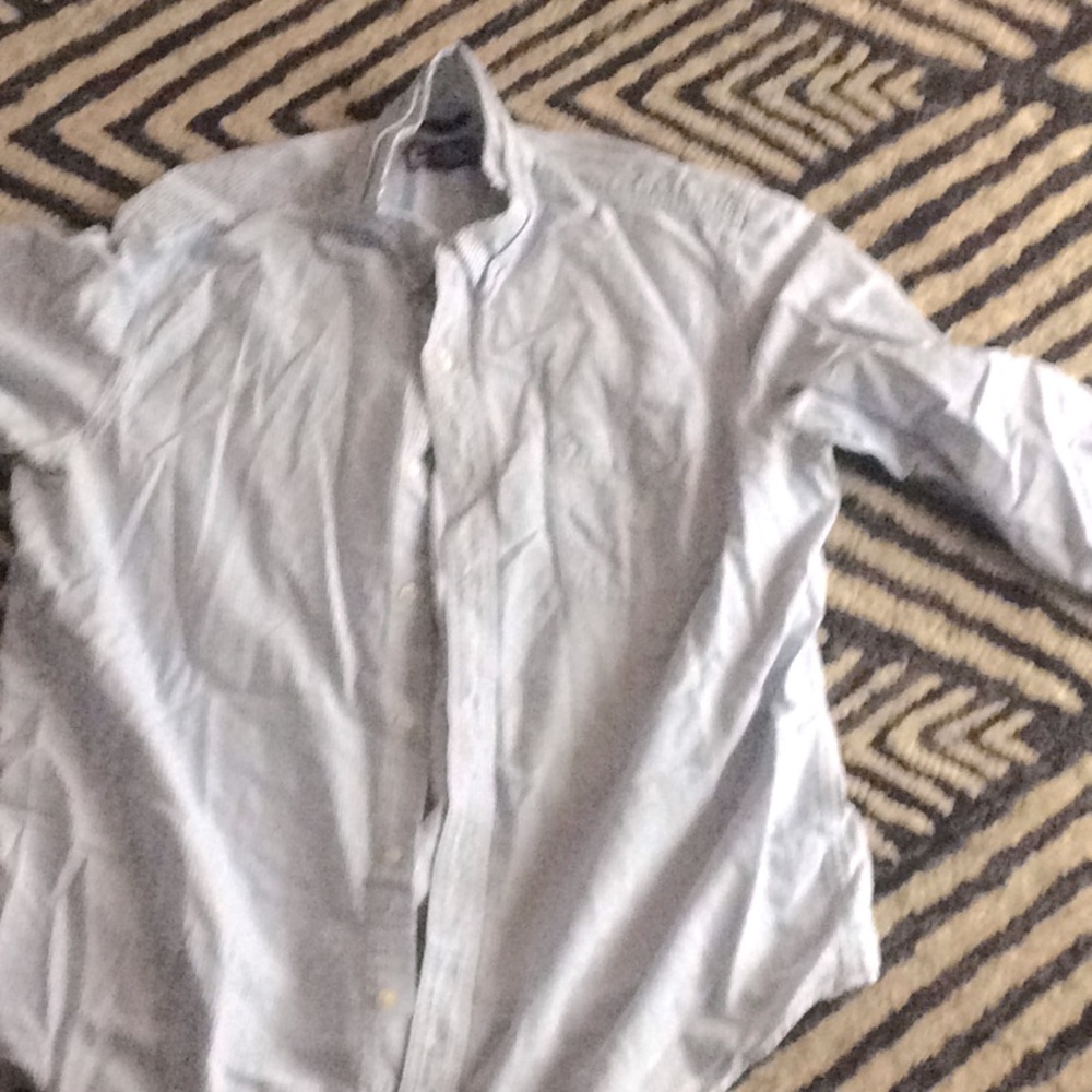 Chaps blue cotton business casual formal
